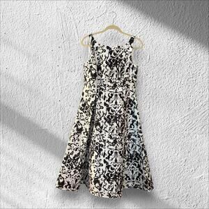 Adrianna Papell A-Line Party Dress Formal Sleeveless Pockets 3 Layers Lined FLAW